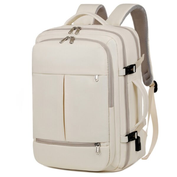 Large Capacity Backpack For Women Men Multiple Pockets And Zippers Versatile Computer Bags Business Travel Backpack – Image 5