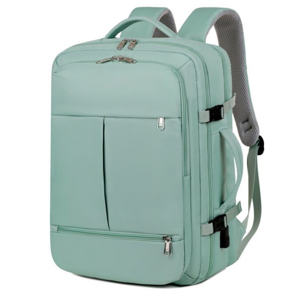 Large Capacity Backpack For Women Men Multiple Pockets And Zippers Versatile Computer Bags Business Travel Backpack – Image 2