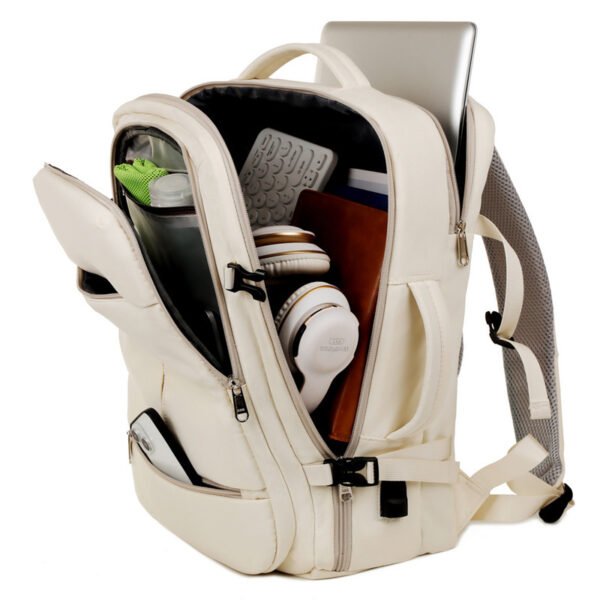 Large Capacity Backpack For Women Men Multiple Pockets And Zippers Versatile Computer Bags Business Travel Backpack – Image 10