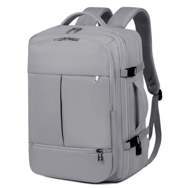 Large Capacity Backpack For Women Men Multiple Pockets And Zippers Versatile Computer Bags Business Travel Backpack – Image 9