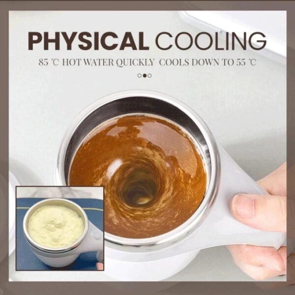 Rechargeable Model Automatic Stirring Cup Coffee Cup High Value Electric Stirring Cup Lazy Milkshake Rotating Magnetic Water Cup – Image 8