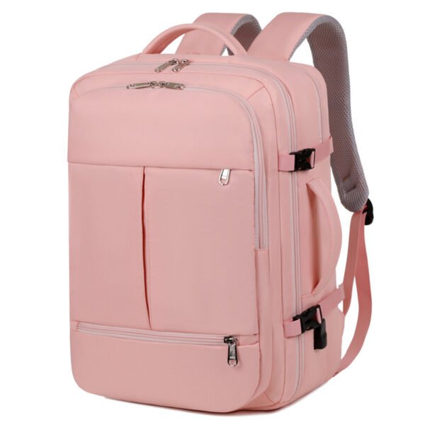 Large Capacity Backpack For Women Men Multiple Pockets And Zippers Versatile Computer Bags Business Travel Backpack – Image 7