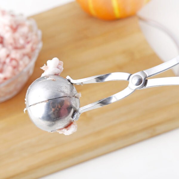 Meatball Maker Tool Clip Fish Meat Rice Ball Making Mold Tools Stainless Steel Meat Baller Tongs Kitchen Gadgets – Image 7