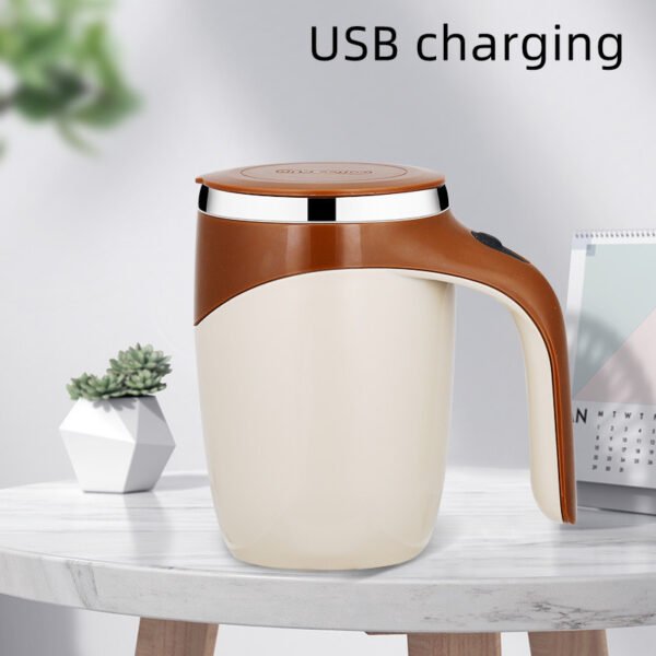 Rechargeable Model Automatic Stirring Cup Coffee Cup High Value Electric Stirring Cup Lazy Milkshake Rotating Magnetic Water Cup – Image 4